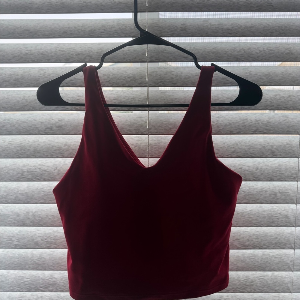 Athleta Transcend V Neck sports bra